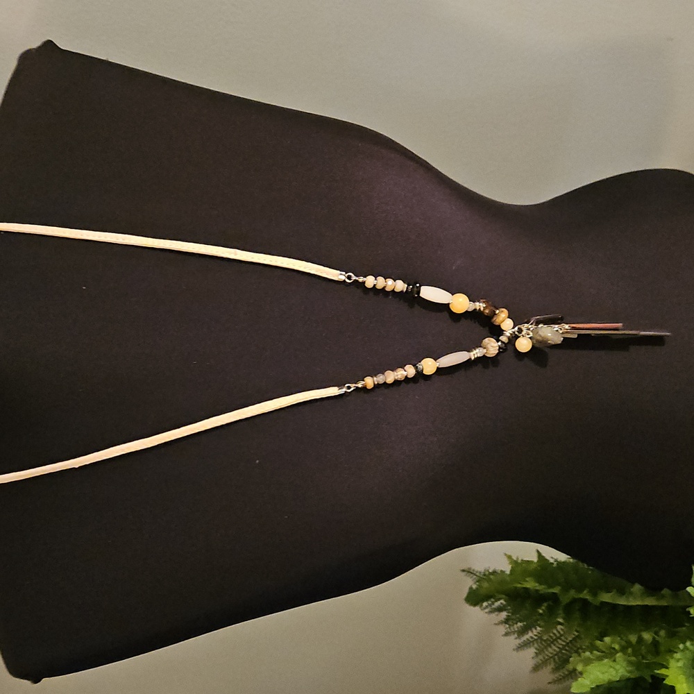 WHBM necklace with tassel